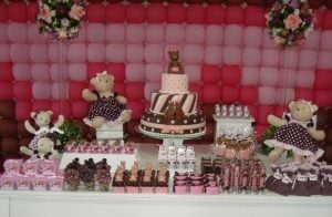 Pinks Bucket Baby Shower Centerpieces