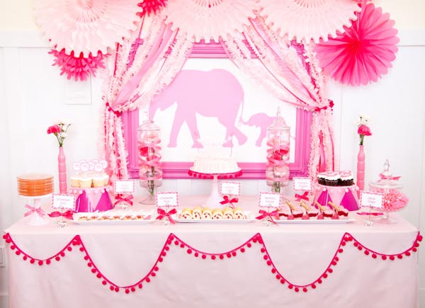 Spring time Girl Baby Shower Themes
