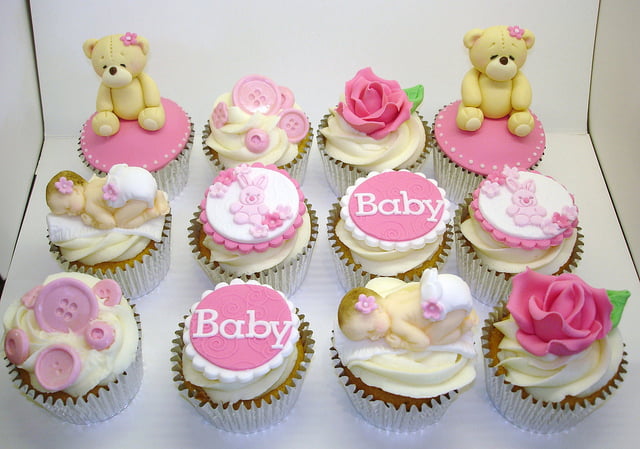 Baby Shower Cupcake For Girls