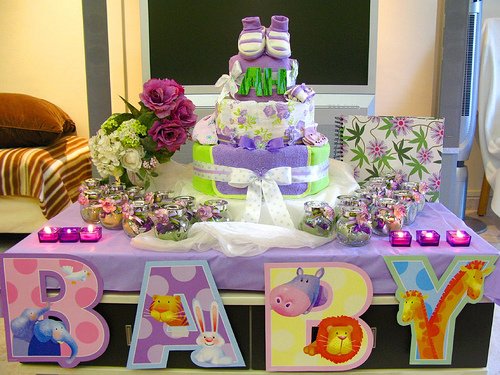Cute Baby Shower Table Decoration Ideas