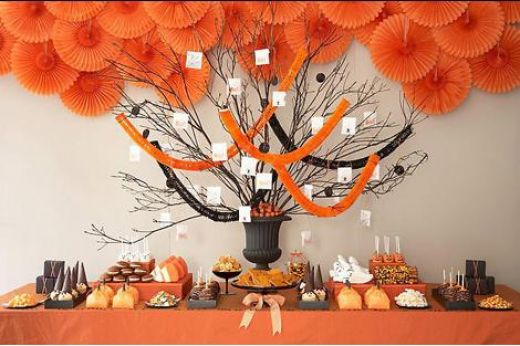 Halloween Pumpkin Baby Shower Decoration Ideas