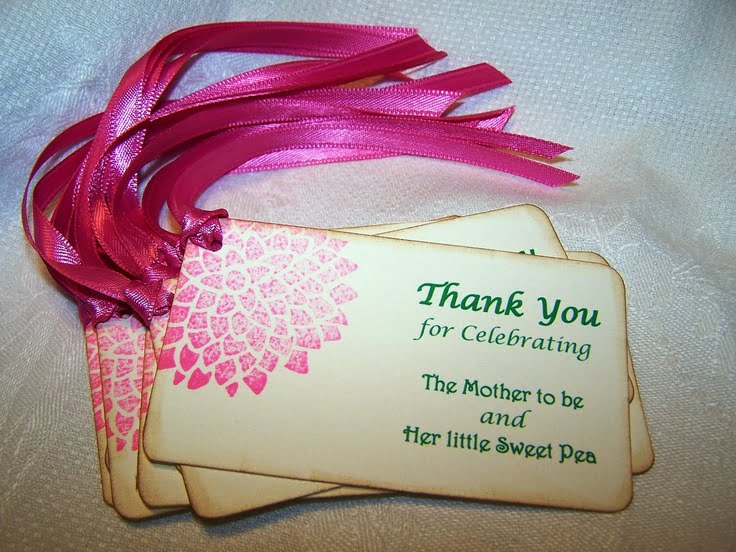 Baby Shower Thank You Gifts Tag Favors Label