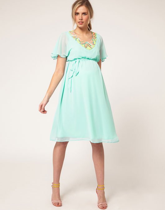Blue Tosca Maternity Baby Shower Dresses