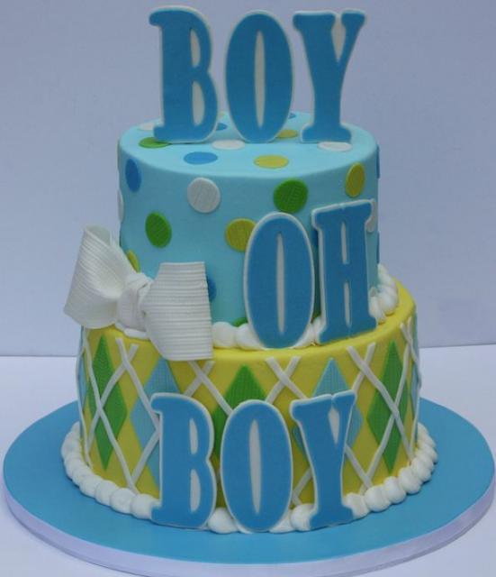 Boy Baby Shower Cake Decoration Ideas