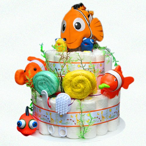Finding Nemo Baby Shower Diapers Cake