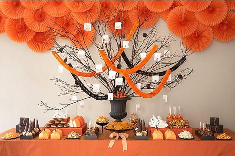 Halloween And Autumn Baby Shower Decoration