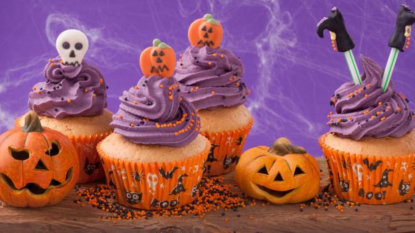 Halloween Themed Baby Shower Cupcake Ideas