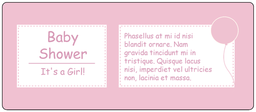 Pink Baby Shower Water Bottle Labels Templates