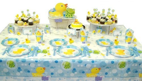 Rubber Ducky Baby Shower Table Decoration