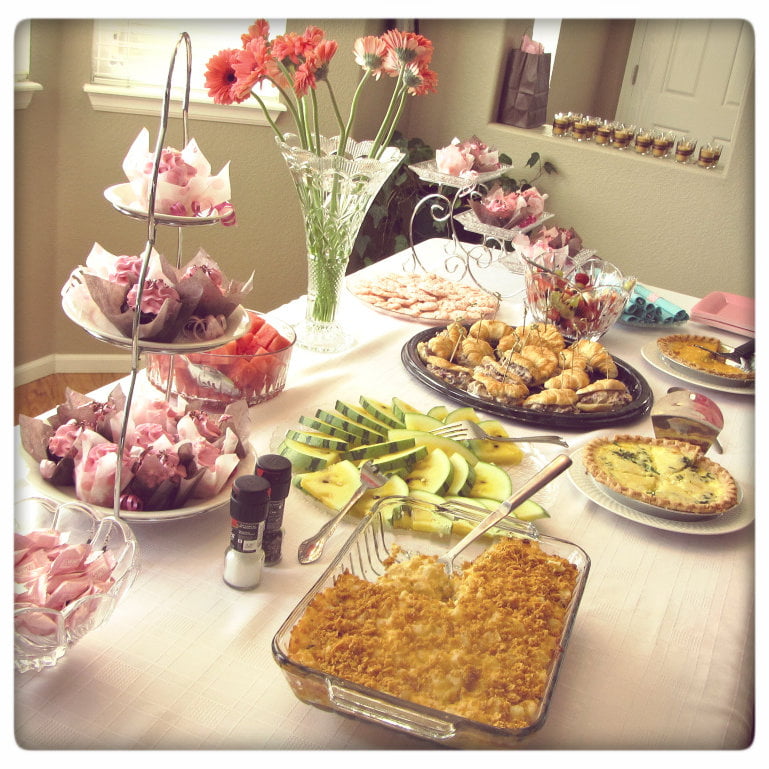 Simple And Easy Baby Shower Brunch Recipes