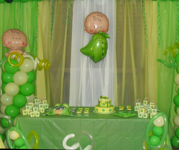 Two Peas In A Pod Baby Shower Decoration Ideas