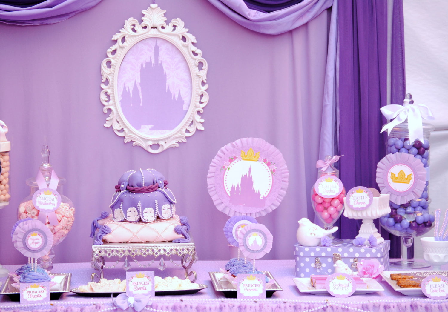 Walt Disney Princess Theme Baby Shower Decoration