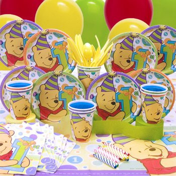 Walt Disney Winnie The Pooh Theme Baby Shower Supplies