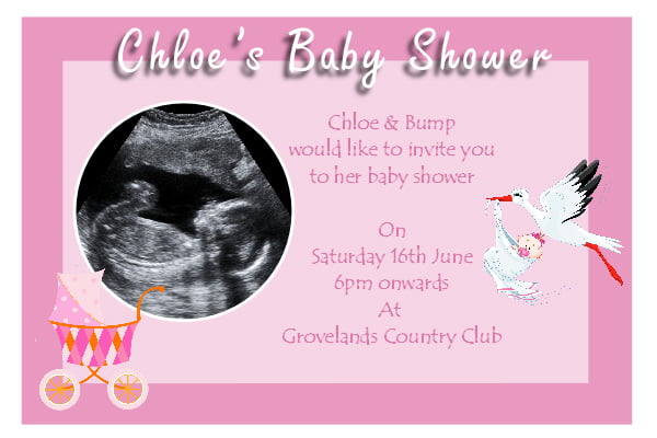Personaized Baby Shower Invitation