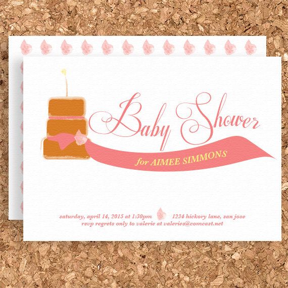 simple do it yourself baby shower invitations
