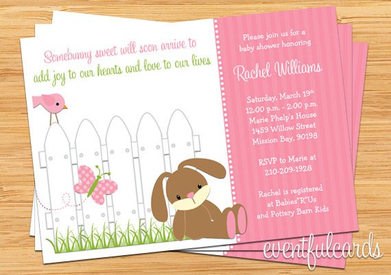 butterfly printable baby shower invites