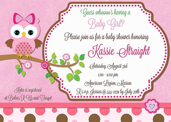 You can design your own baby shower invitations by making it your own 