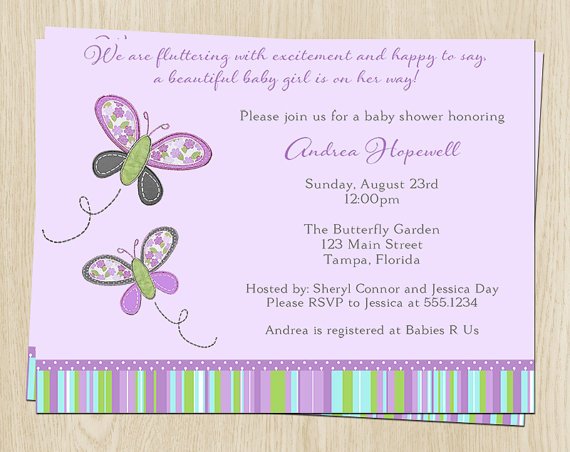 beautiful cheap baby shower invitation for girl