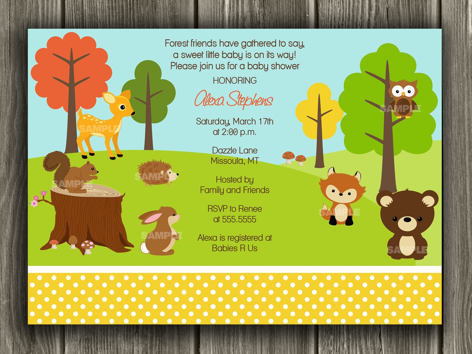 bear free baby shower invitations maker