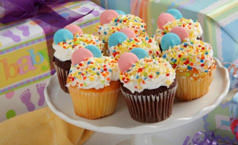 Sweet Cupcakes Baby Shower Food Ideas