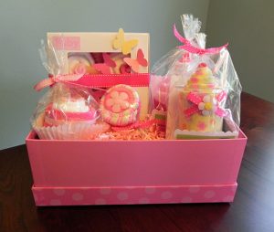 Unique Baby Shower Gift Basket for Girl