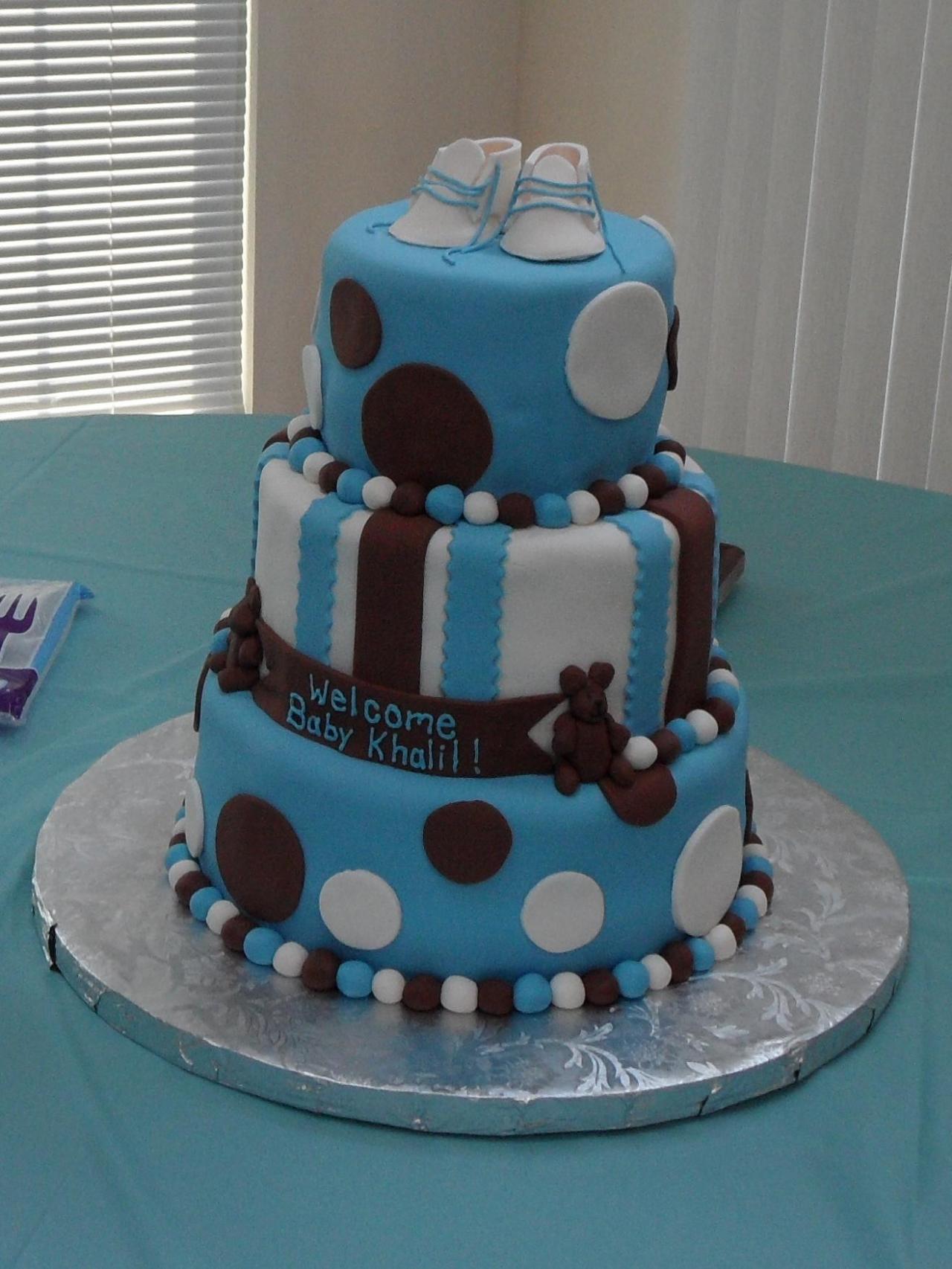 Booties Baby Shower Cakes For Boys