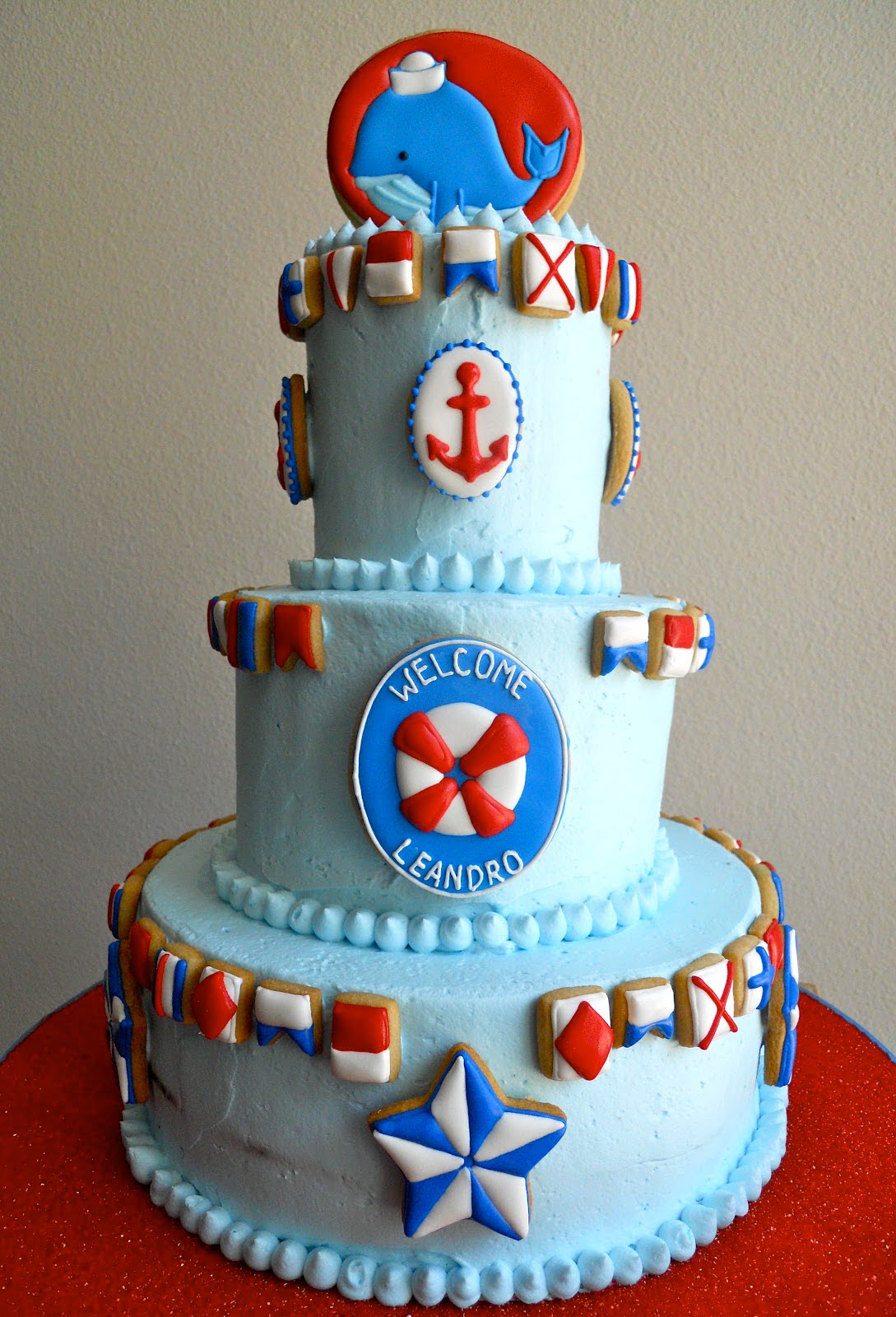 Nautical Themed Baby Shower Cakes Ideas