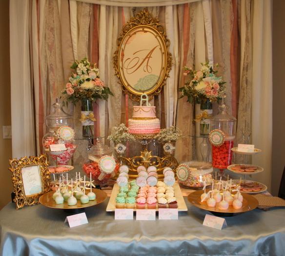 vintage themed baby shower