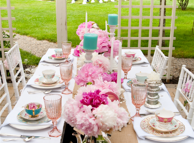 Afternoon Tea Party Outdoor Baby Shower