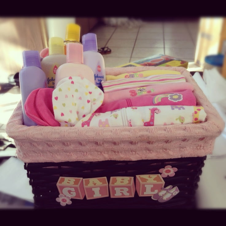 Baby Shower Gift Basket For Girls
