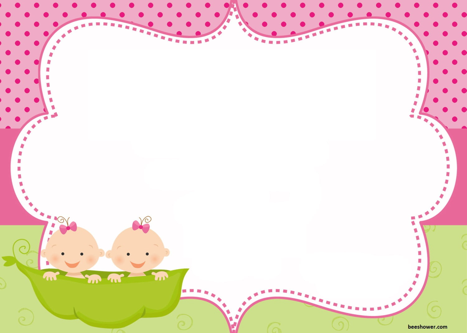 Free Twins Baby Shower Invitations Templates