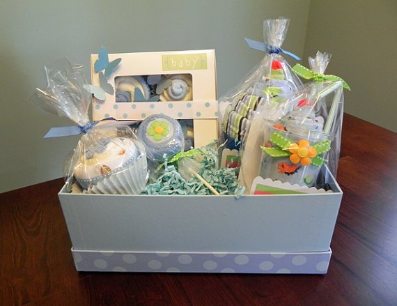 Cute And unique Baby Shower Gift Basket For Baby Boys