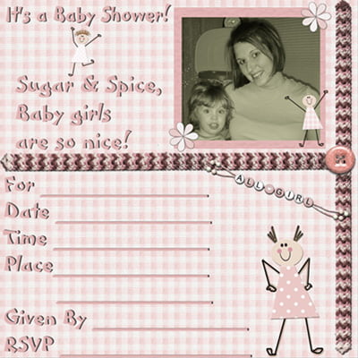 Free Printable Vintage Baby Shower Invitations For Girls