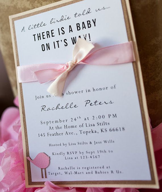 Handmade Baby Birthday Invitations 10