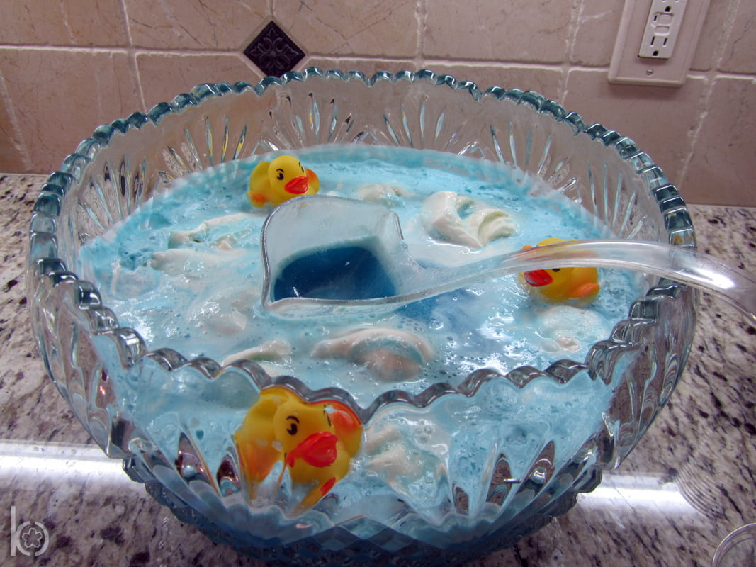 Rubber Ducky Baby Shower Blue Punch Recipe
