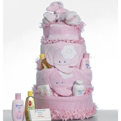 Free Design DIY Diaper Cakes For Baby Shower