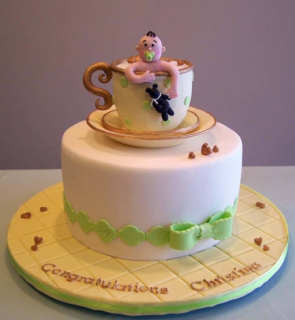 Tea Party Baby Shower Cake Ideas