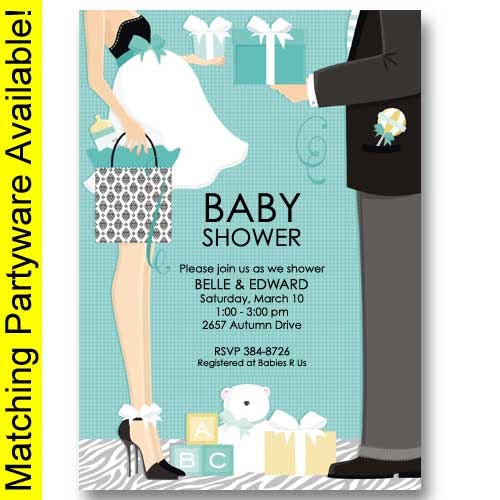 parents coed baby shower invitations