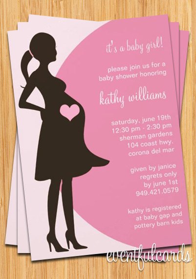 girl baby shower invitations etsy