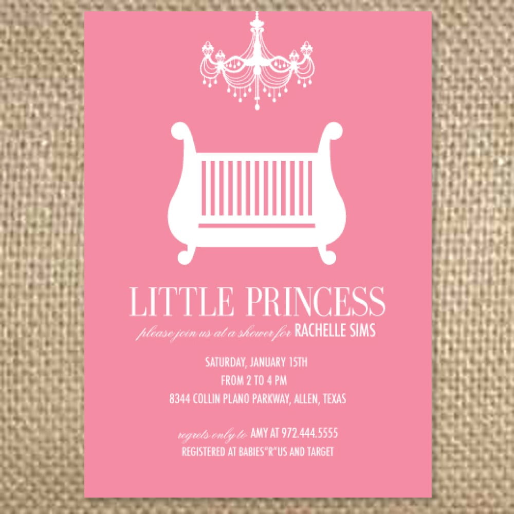 baby shower invite wording for ladies only