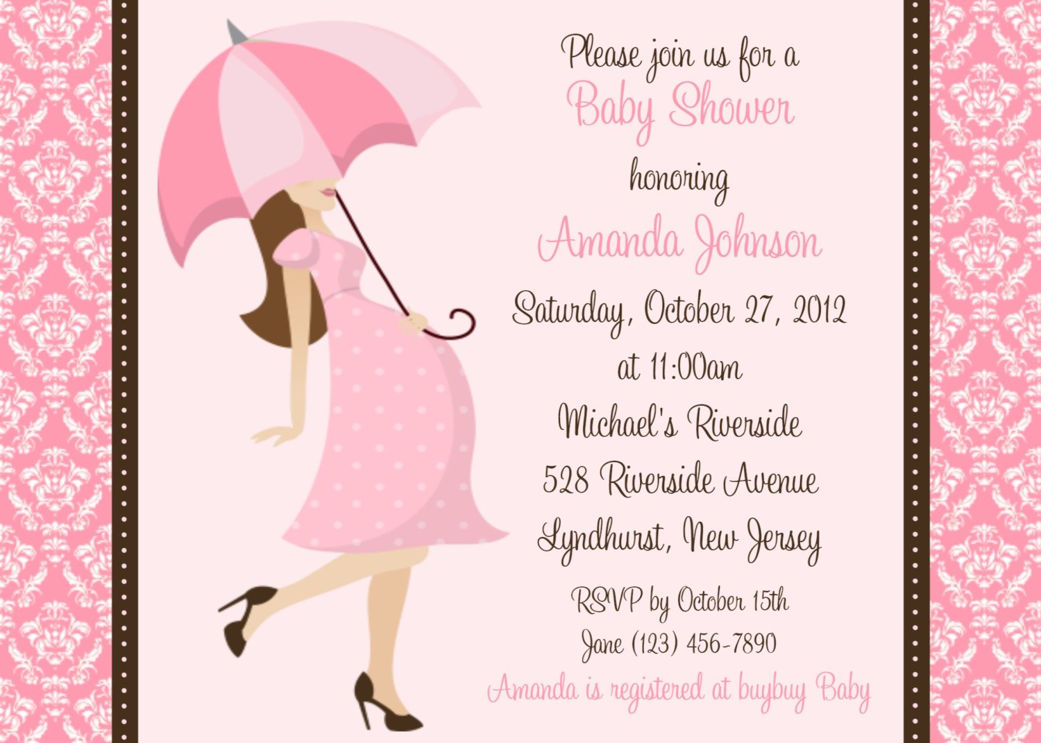 mom free printable baby shower invitations for girls