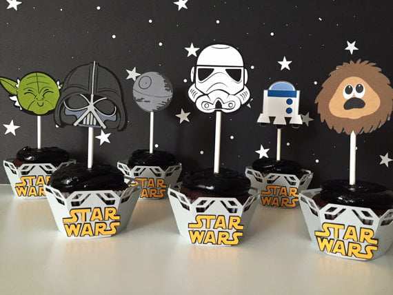 star wars baby shower centerpieces