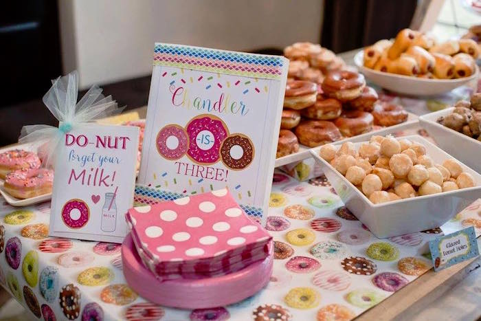 Free Printable Doughnut  Baby Shower Invitation Idea FREE 