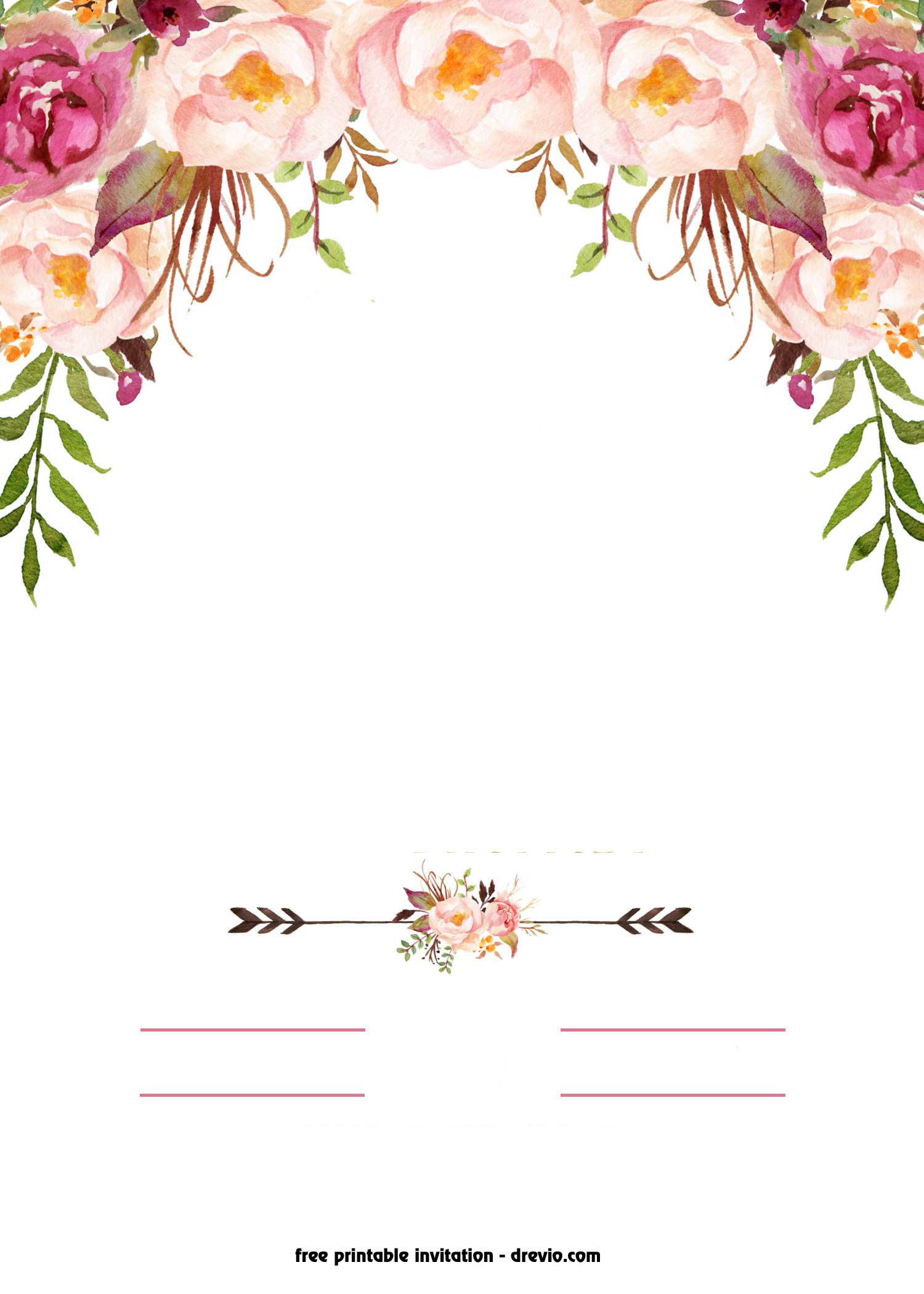 free-printable-boho-chic-flower-baby-shower-invitation-template-free