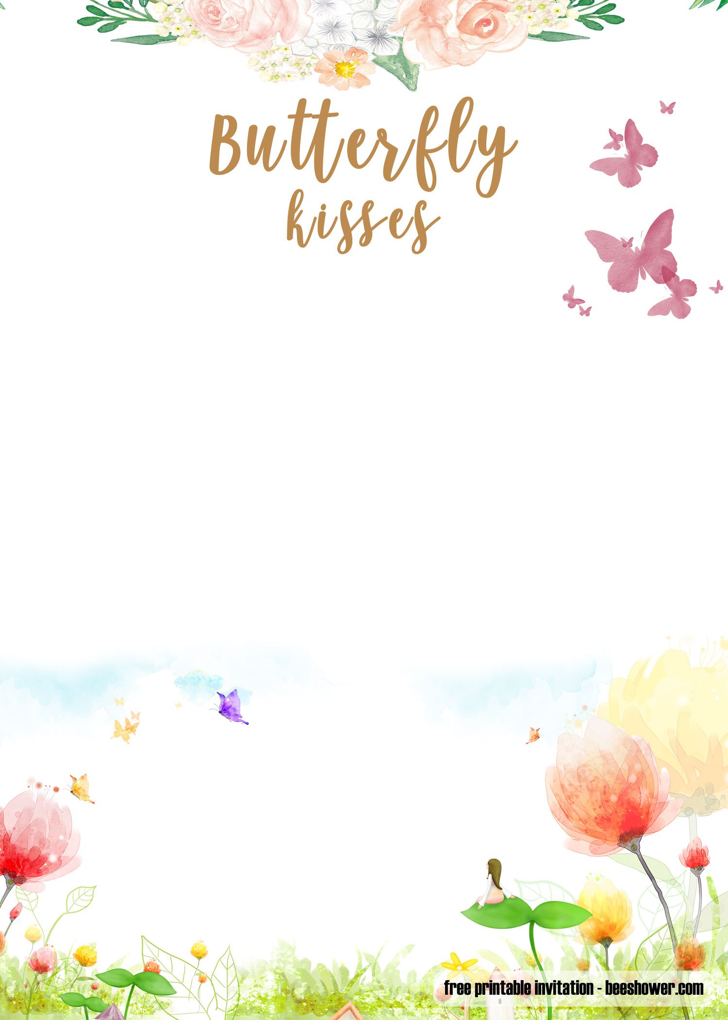 butterfly invitations