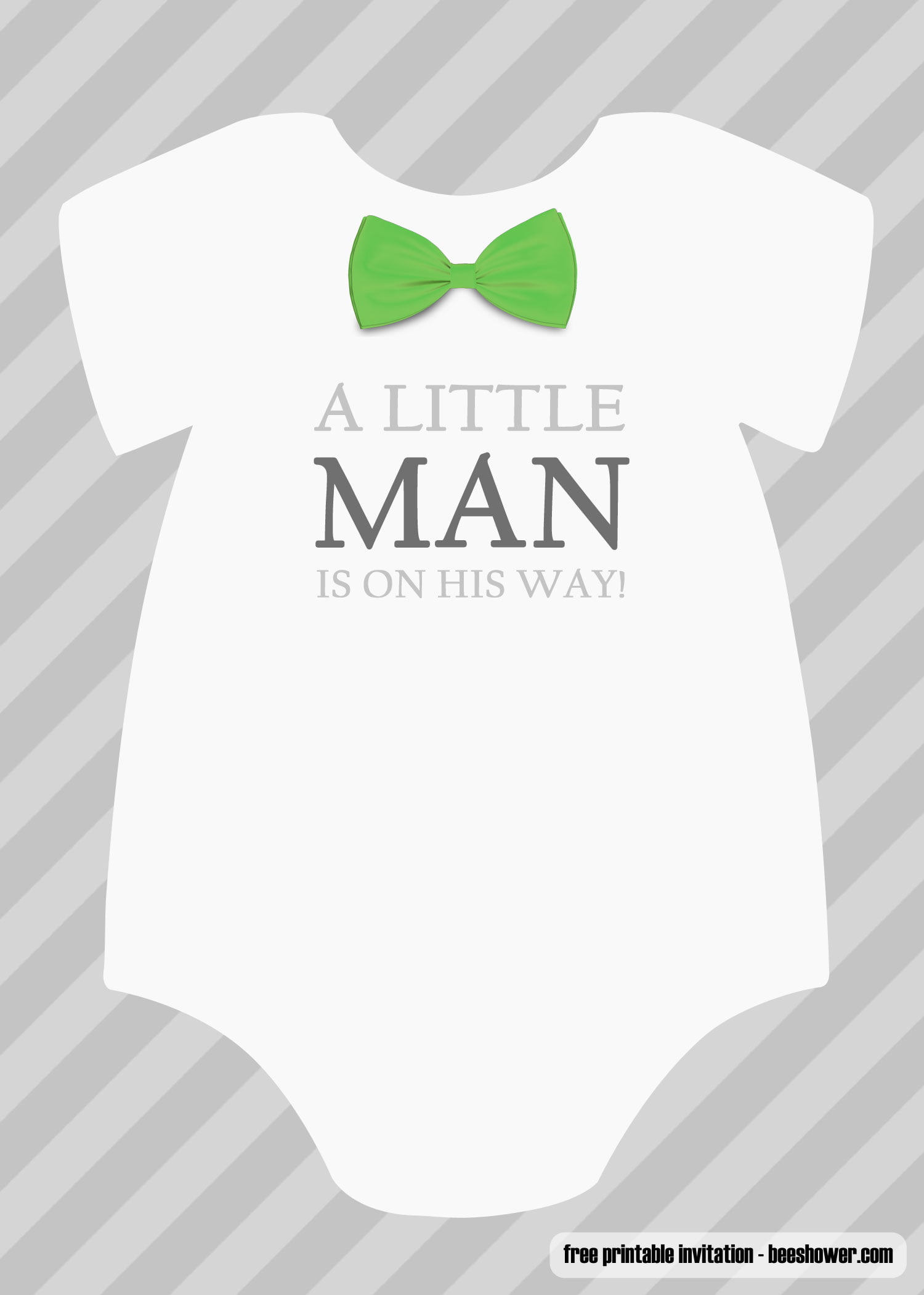 baby shower invitation template for a boy