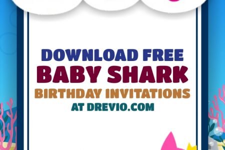Free Printable Baby Shark Invitation Templates Free Printable
