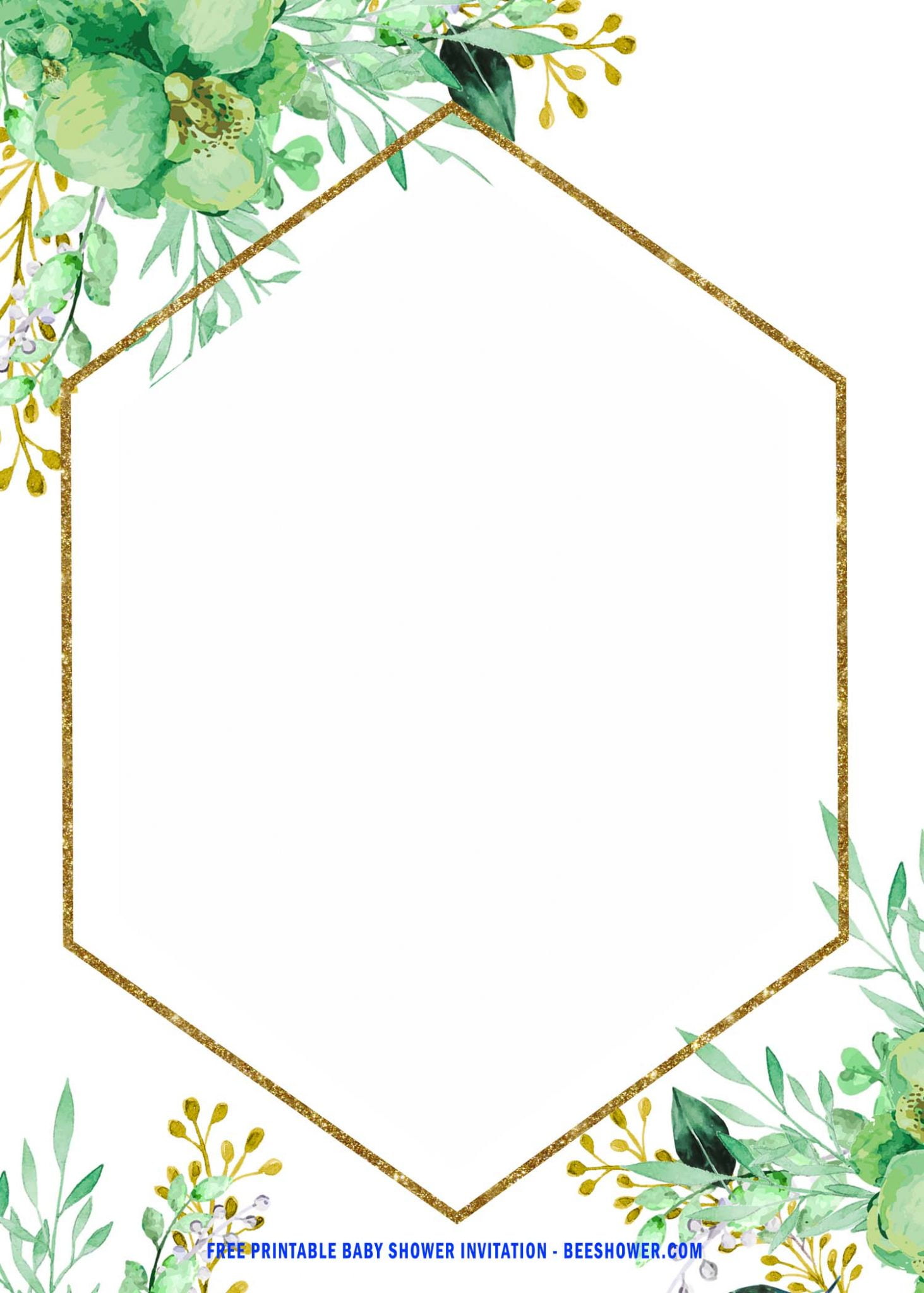 free-printable-gender-neutral-greenery-baby-shower-invitation-templates