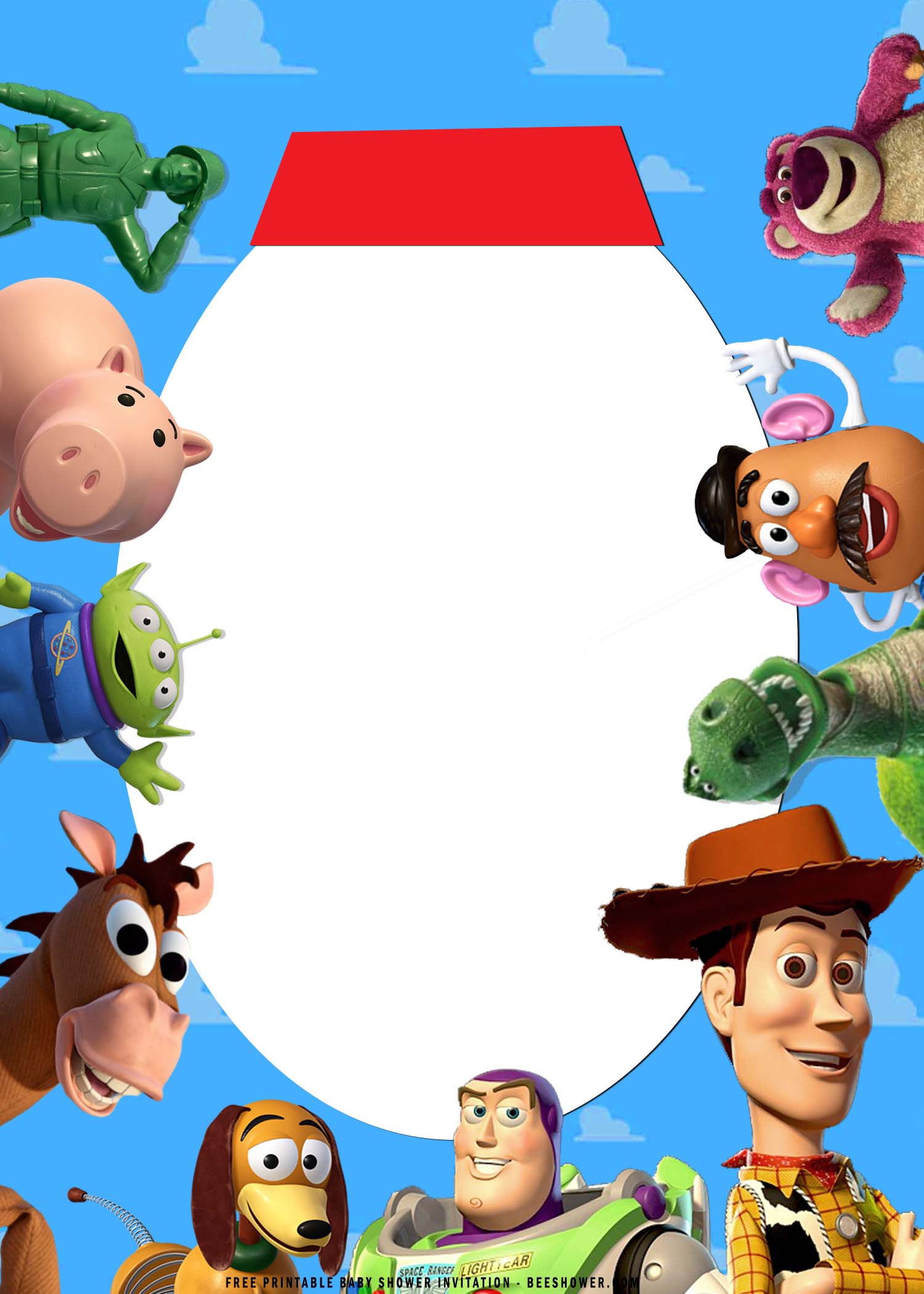 boy story baby shower invitations
