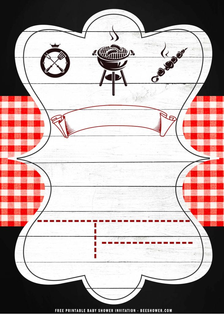 (FREE Printable) Barbecue Party Invitation Templates Beeshower